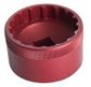 UNIOR - Bottom Bracket Socket, 16 Notch, Anodized Red  627623