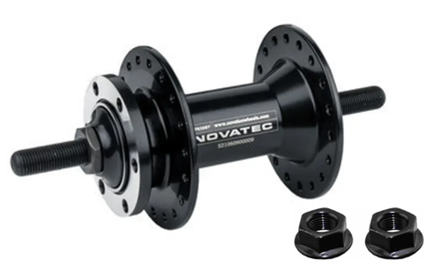 Hub, Novatec FRONT 6 Bolt, Nutted, Sealed, Black 36H 100mm OLD
