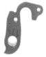 META CNC DERAILLEUR HANGER  - Model 179, Material 6061 T651 Aviation Aluminium, CNC Machined, Silver, TREK (PILO D312)