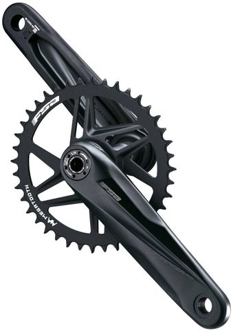 `A NEW ITEM - Chainwheel - Gossamer Pro AGX+ DM 1X Shimano MegaExo - 40T(A) - 172.5mm - 2-Tone Black