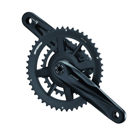 `A NEW ITEM - Chainwheel - Gossamer Pro Direct Mount 2X MegaExo AGX+ (47mm Chain Line) 46x30 SMN/FSA 12S - 170mm - 2-Tone Black