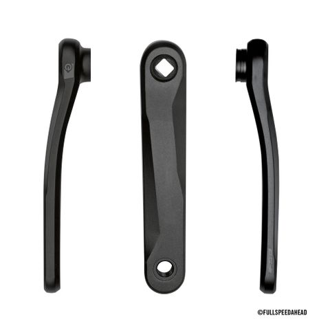 `A NEW ITEM - E-BIKE CRANKS - FSA E-bike Armset - 170mm JIS - SB Black w/side FSA logo w/o Bolt