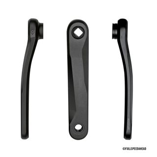 `A NEW ITEM - E-BIKE CRANKS - FSA E-bike Armset - 170mm JIS - SB Black w/side FSA logo w/o Bolt