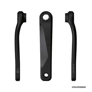 `A NEW ITEM - E-BIKE CRANKS - FSA E-Bike Bosch Gen4 Armset - 170mm ISIS - Painted matt Black w/side FSA logo w/o Bolt