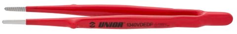 Unior Straight Tweezers, double layered - double coloured insulation enable additional safety, 616847 Professional Bicycle Tool, quality guaranteed