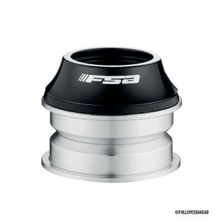 `A NEW ITEM - Headset - NO.9M/CUP/TH,Anod Black1-1/8" (44/44) SEALED CARTRIDGE BEARINGS w/H2051A-5.3mm FSA logo w/TH-874-1 Stainless Bolt