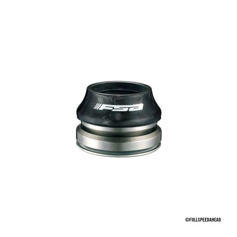 `A NEW ITEM - Headset - Integrated Headset for 1-1/8" to 1-1/4" (42/47) Tapered Steerer - NO.44E 15mm alloy 1-1/8 to 1-1/4 - Stainless Bolt w/FSA logo