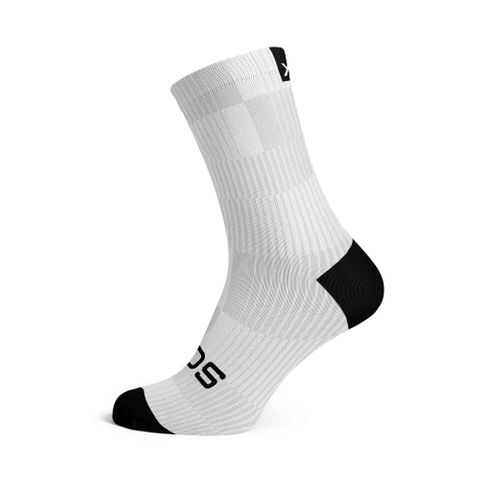 Slight White  - Size M  (US 5-9) - SOX Footwear Performance Socks  -  1 Pair