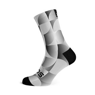 Solid Silver  - Size L  (US 9-13) - SOX Footwear Performance Socks  -  1 Pair
