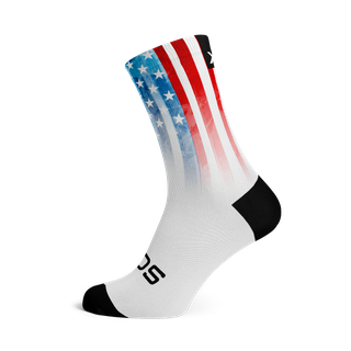 USA Paint Flag  - Size M  (US 5-9) - SOX Footwear Performance Socks  -  1 Pair
