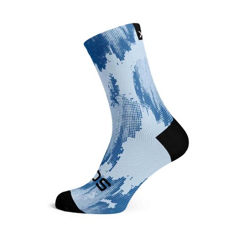Blue Gravel  - Size M  (US 5-9) - SOX Footwear Performance Socks  -  1 Pair