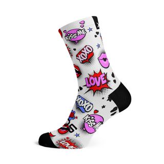 Love Struck  - Size M  (US 5-9) - SOX Footwear Performance Socks  -  1 Pair