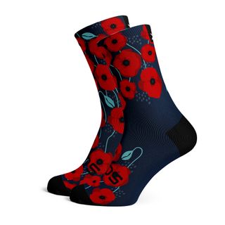 Poppy  - Size M  (US 5-9) - SOX Footwear Performance Socks  -  1 Pair