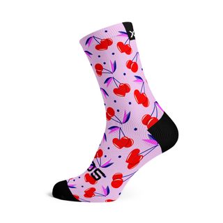 Cherry Pink  - Size S  (US 1Y-5) - SOX Footwear Performance Socks  -  1 Pair