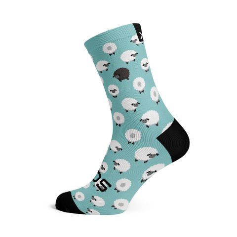 Sheep  - Size S  (US 1Y-5) - SOX Footwear Performance Socks  -  1 Pair