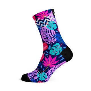 Tropical Nights  - Size M  (US 5-9) - SOX Footwear Performance Socks  -  1 Pair