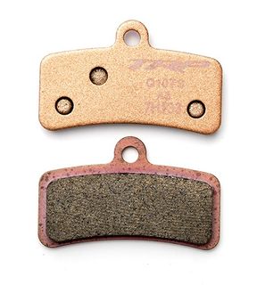 Disc brake pad, fits all TRP 4 piston G-spec Quadiem/Quadiem,Gspec Slate/Slate, full metalic pad inc retainer spring
