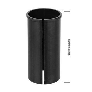 `A NEW ITEM - Seatpost sleeve or shim, Alloy,  for 27.2mm post to fit 30.9mm L;60mm BLACK