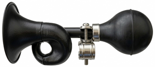 `A NEW ITEM - HORN - Flugel, Steel, 185mm Long, Fits All Standard Handlebars, Black