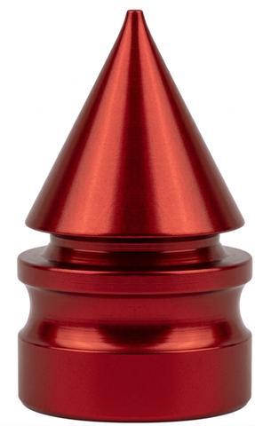 `A NEW ITEM - Valve Cap Pointed Cone, Red, A/V (sold individually)