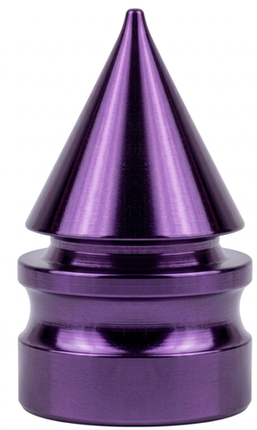 `A NEW ITEM - Valve Cap Pointed Cone, Purple, A/V (sold individually)