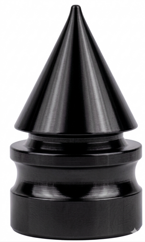 `A NEW ITEM - Valve Cap Pointed Cone, Black, A/V (sold individually)