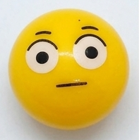 `A NEW ITEM - Valve Cap EMOJI - Shocked, A/V (sold individually)