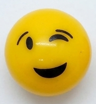 `A NEW ITEM - Valve Cap EMOJI - Wink, A/V (sold individually)