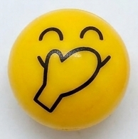 `A NEW ITEM - Valve Cap EMOJI - Cheeky, A/V (sold individually)