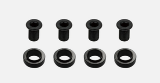 `A NEW ITEM - CHAINRING BOLTS+ABS SPACER 5.5MM KIT BLK (4PCS) ML023+MW426