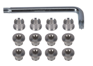 `A NEW ITEM - BOLTS KIT CK-700A SILVER W/T-30TORX WRENCH FSA LOGO