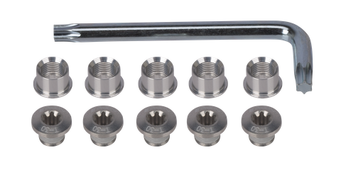 `A NEW ITEM - BOLTS KIT CK-800E SILVER W/T-30 TORX WRENCH FSA LOGO