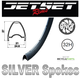 24.6mm OD - Jetset JS 919 - DW - DS - 32H - Black - 97025