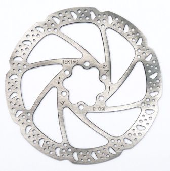 DISC ROTOR - Tektro, 160mm, Includes Bolts, Excellent Heat Tolerance & Dispersion, 130 Grams