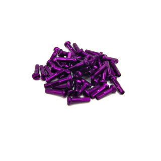 "NEW" - ALUMINUM NIPPLES 14G/16mm -40pc Per Pack- PURPLE