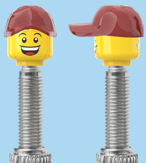 2 Faces | Open Mouth Smile Face | Sad Tear Face | Maroon Cap | FV | Brick Caps | Sold as Pair