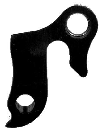 META CNC DERAILLEUR HANGER  - BLACK anodised, Model 12, Material 6061 T651 Aviation Aluminium, CNC Machined, Merida, Fuji, Schwinn, Jamis , etc