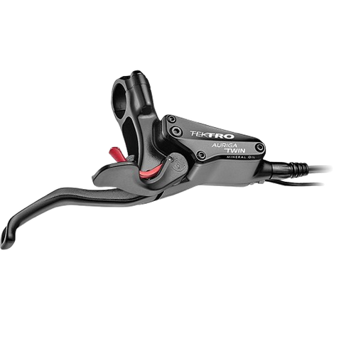 `A NEW ITEM - BRAKE LEVER - Tektro Auriga Twin Front Brake Lever (Right Hand) for Mod.HD-E545, with brake sensor & cut off cable 200mm, Black