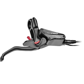 BRAKE LEVER - Tektro Auriga Twin Front Brake Lever (Right Hand) for Mod.HD-E545, with brake sensor & cut off cable 200mm, Black
