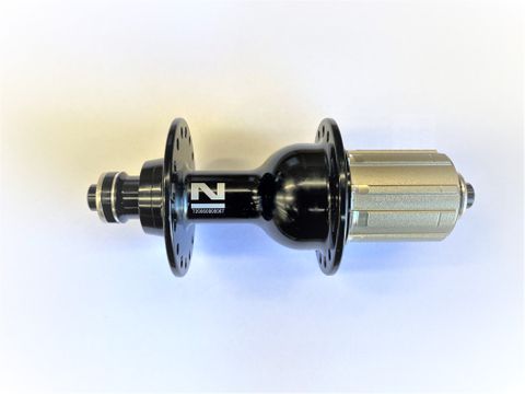 Hub, Novatec 8/11 Speed Q/R Black 32H Road (130mm OLD)with 8/9/10 spacer included - A2 Body F172 SB