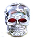 VALVE CAP SKELETON SILVER