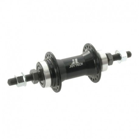 Hub Flip Flop Nutted Black 48H, Joytech 3/8 - 10mm Nutted Axle.