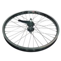 WHEEL  20" DM-24 D/w Eyeleted Alloy Rim W/msw , Coaster Black Steel Hub , Mach 1 Spokes . REAR (match94411)