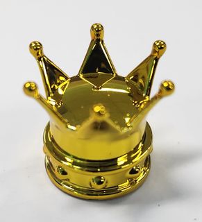 `A NEW ITEM - Valve Cap GOLD Crown, A/V (Sold Individually)