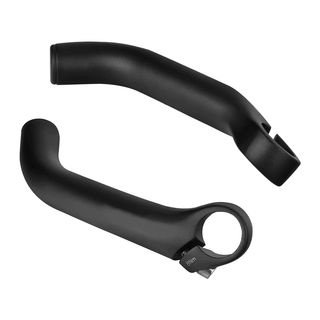 `A NEW ITEM - Bar Ends, pair, all black, 122.3mm length