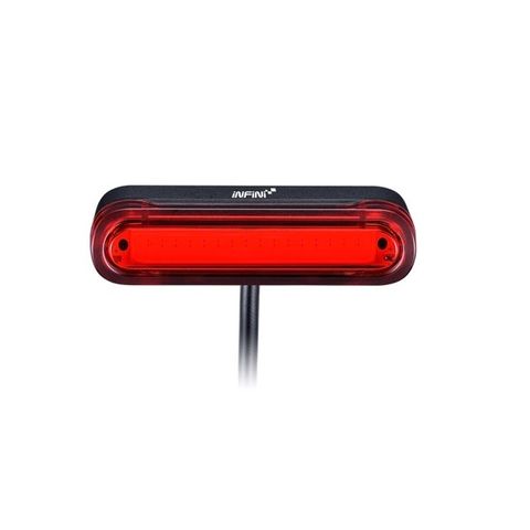 `A NEW ITEM - REAR LIGHT FOR E-BIKE - 1 Watt, 6-36V, COB LED, w/1200mm cable, carrier rack mount