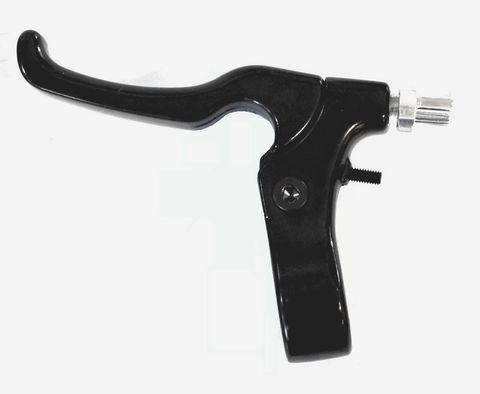 COMING SOON   BRAKE LEVER - Tektro V-Brake Lever, Integrated Bell, 2 Finger Type (Left Hand Only) (CL-525RS) - All black