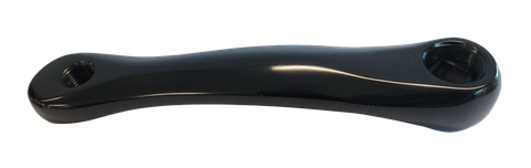 152mm - Left Diamond Taper Crank Arm - 27mm Offset, Alloy, Black