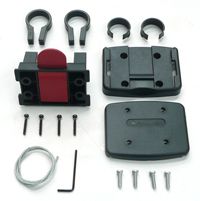 BRACKET SET - Q/R Bracket Set, With Fixed Clip, Fits 31.8mm Diameter Handlebar