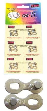 CHAIN CONNECTOR - Missing Links, 11 Speed, 5.6mm, SILVER (6 per Card)